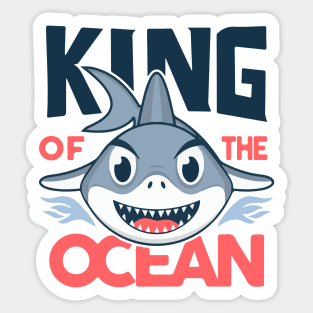 King of the ocean Sticker